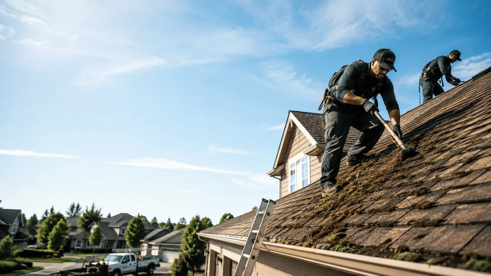 Roof Moss Removal in Pigeon, MI near me